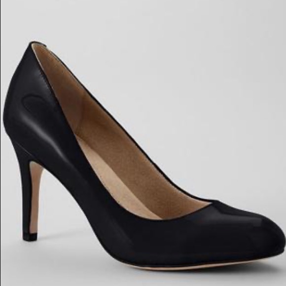 Lands' End Shoes - NWT Lands’ End Ashby black patent leather pumps